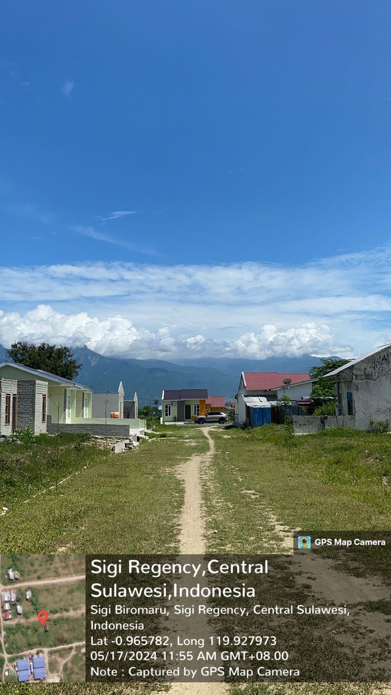 foto posisi tengah perumahan BIROMARU PERMAI