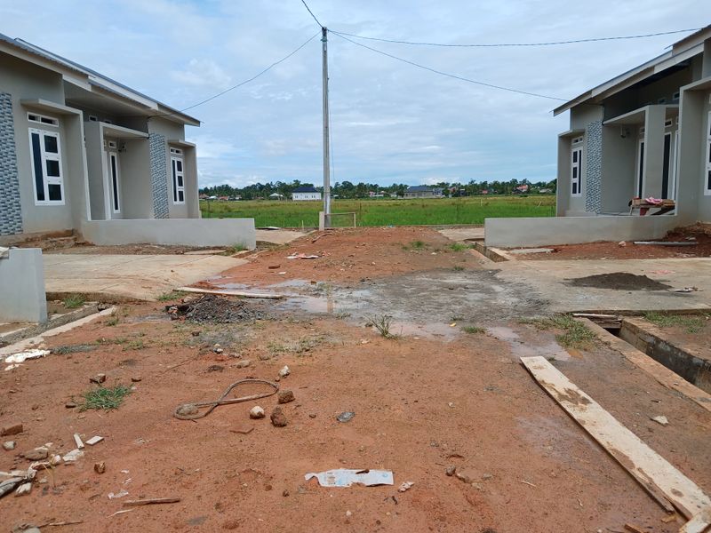 foto posisi tengah perumahan MUBARAKAH RESIDENCE