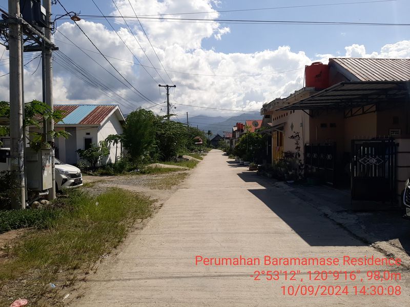 foto posisi tengah perumahan BARAMAMASE RESIDENCE