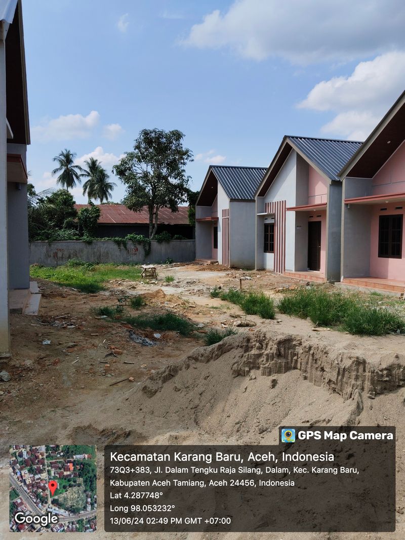 foto posisi tengah perumahan Asra Residence 4