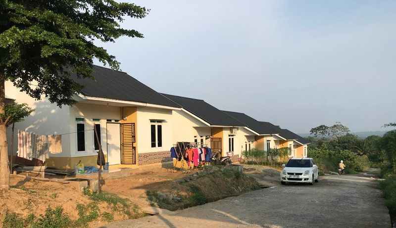 foto posisi tengah perumahan Pematang Aur Residence