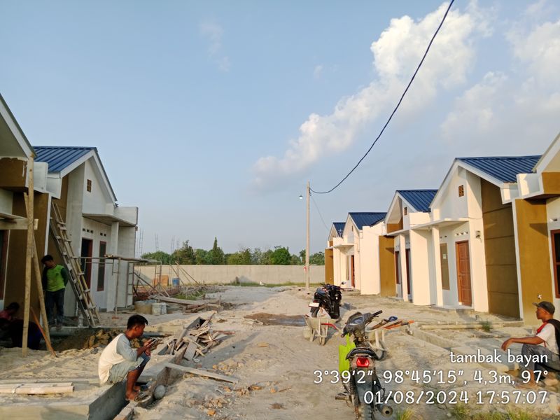 foto posisi tengah perumahan PLATINUM GARDEN III TAHAP 4